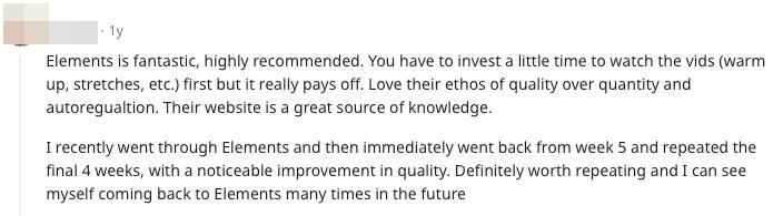 elements is fantastic - highly recommended